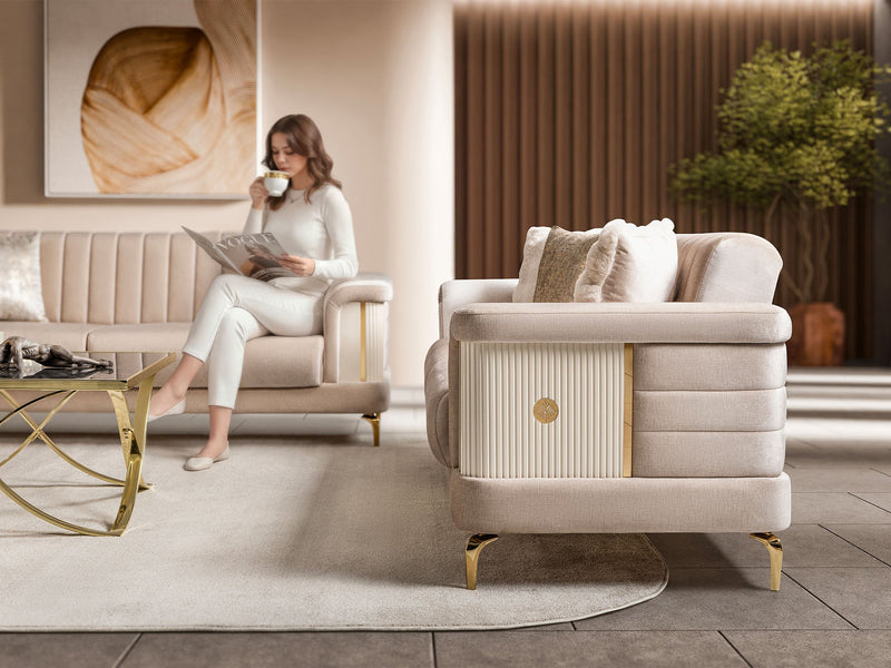 Elano Convertible Sofa in Cream - 200-ST-ELA-TURKO276-3
