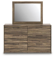 Elbrim Brown Dresser and Mirror - PCB2005B1