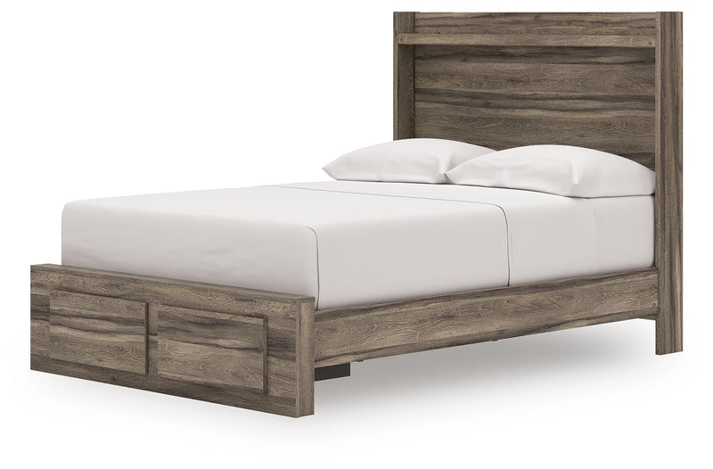 Elbrim Brown Full Panel Storage Bed - PCB2005B10