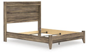 Elbrim Brown Queen Panel Bed, Dresser, Mirror and Nightstand - PCB2005B25
