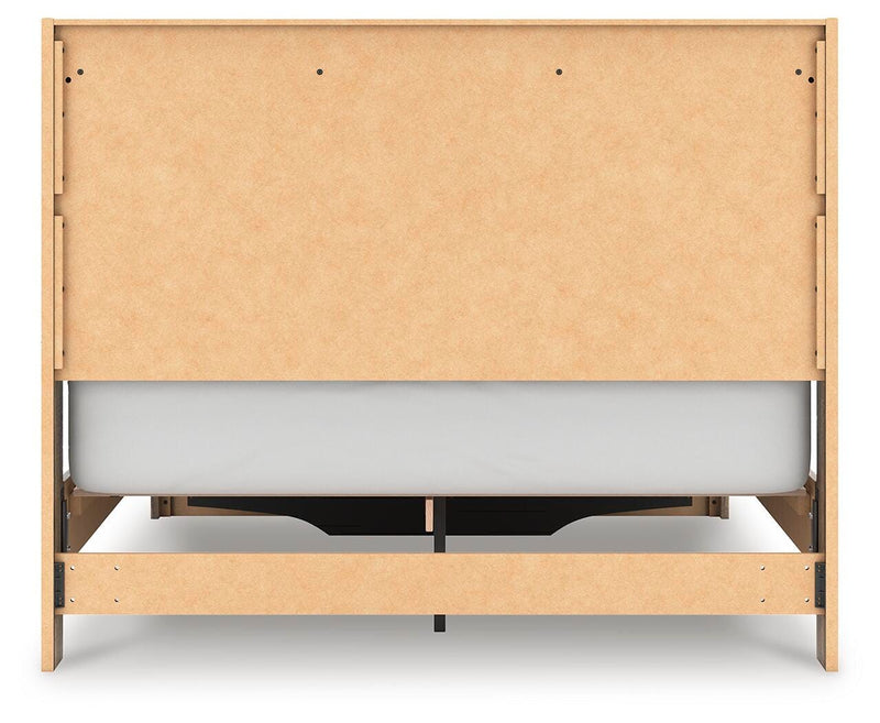 Elbrim Brown Queen Panel Storage Bed, Dresser and Nightstand - PCB2005B12