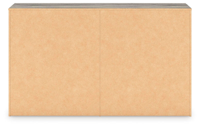 Elbrim Brown Queen Panel Storage Bed, Dresser and Nightstand - PCB2005B12