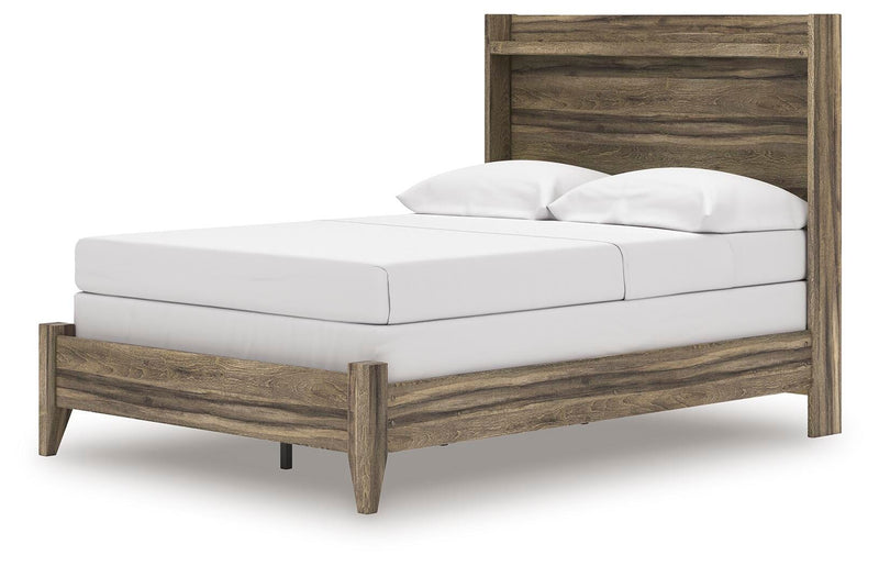 Elbrim Full Panel Bed, Dresser and Mirror - PCB2005B9