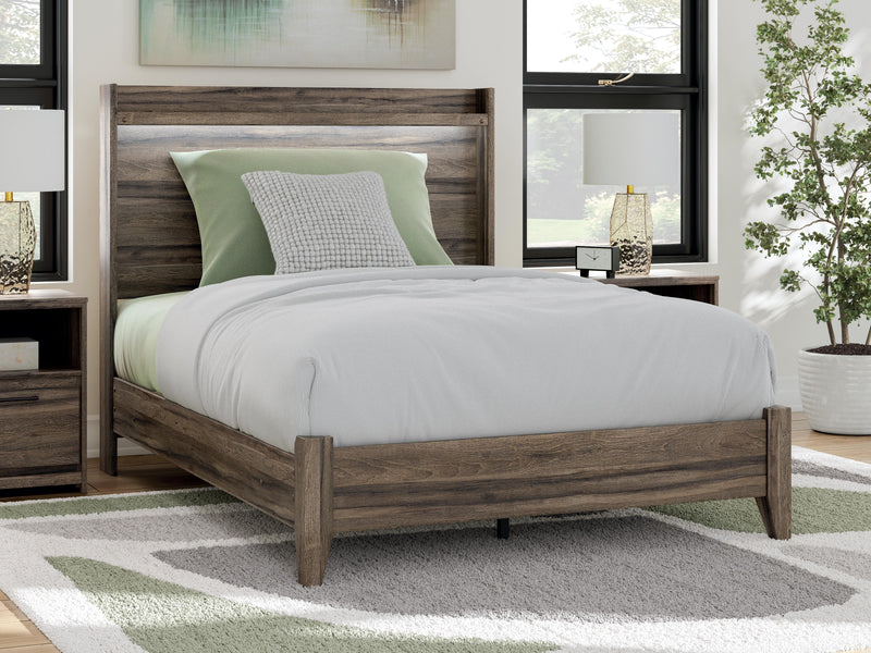 Elbrim Full Panel Bed, Dresser and Mirror - PCB2005B9
