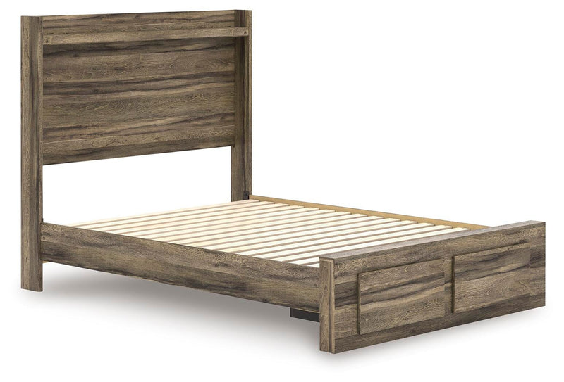 Elbrim Full Panel Storage Bed, Dresser and Mirror - PCB2005B11