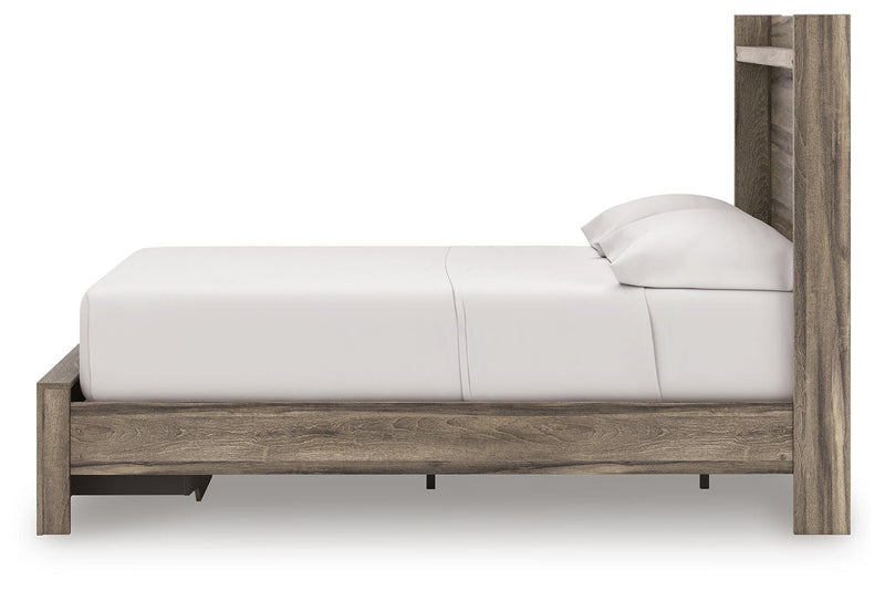 Elbrim Full Panel Storage Bed, Dresser and Mirror - PCB2005B11