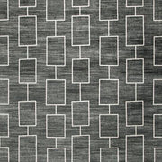 Elderland Black/Gray Washable 7'6" x 9'6" Area Rug - R407401