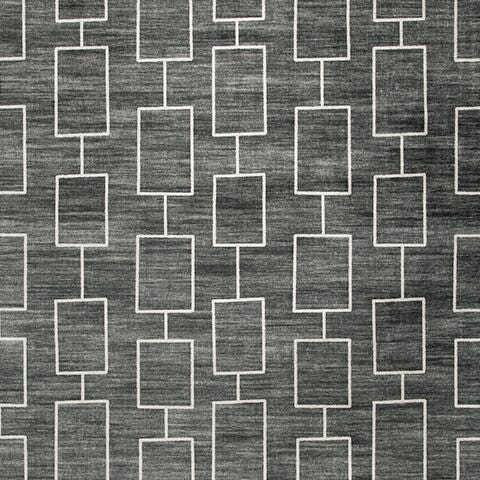 Elderland Black/Gray Washable 7'6" x 9'6" Area Rug - R407401