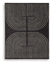 Eldonmore Black/Ivory 7'8" x 10' Area Rug - R407571