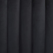 Eleanor - Black Velvet Upholstered Bench with Wooden Legs - D325-BN