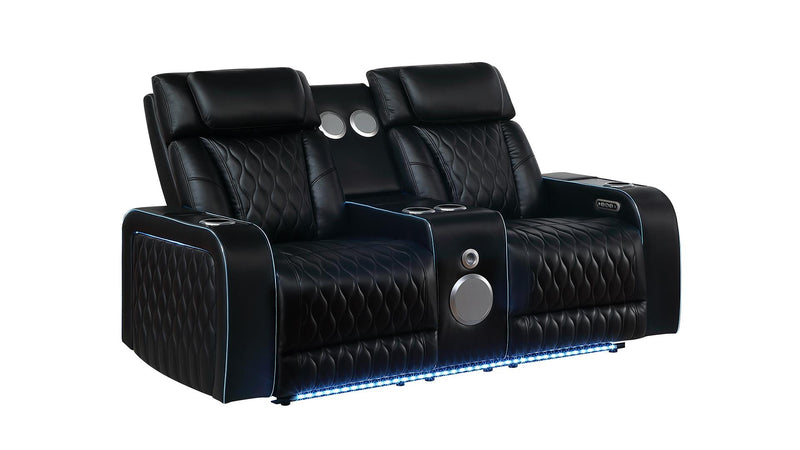 Electra Loveseat Black - Electra Loveseat Black