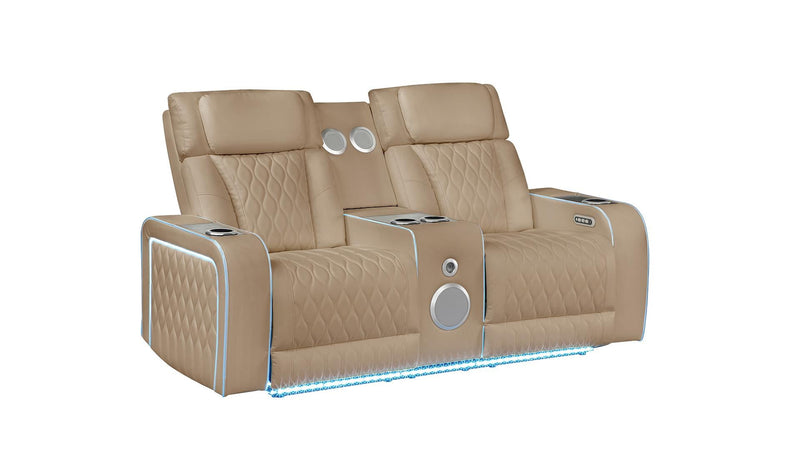 Electra Loveseat Caramel - Electra Loveseat Caramel