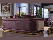 Elegance 93" Wide Square Arm Sofa - Sofas
