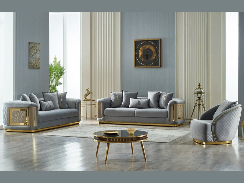 Elegance 93" Wide Square Arm Sofa - Sofas