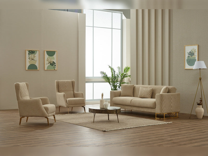 Elegance Convertible Sofa in White - 200-SIM-ELE-GIRNE01-3