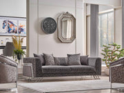 Elegance San Stationary Sofa in Dark Grey - 200-SAN-ELE-DG-3