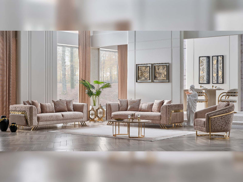 Elegance San Stationary Sofa in Dark Grey - 200-SAN-ELE-DG-3