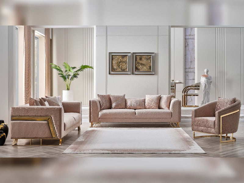 Elegance San Stationary Sofa in Dark Grey - 200-SAN-ELE-DG-3