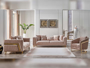 Elegance San Stationary Sofa in Light Grey - 200-SAN-ELE-LG-3