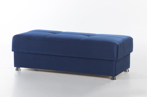 Elegant Ottoman (Roma Navy) 1 Piece - Lara FurnitureOttoman
