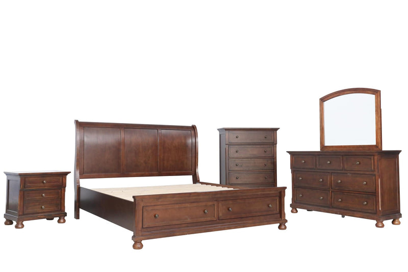 Eliana - 7 Drawers Brown Dresser - B215-D