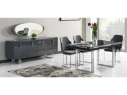 Elips Diningroom Consol With Mirror Anthracite - 115-ELI-ANT-CONM