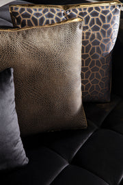 Elisha Black Velvet Double Chaise Sectional - Lara FurnitureSectional