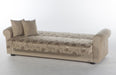 Elita S 3 Seat Sleeper (Yasemin Beige) 1 Piece - Gate FurnitureSleeper Sofa