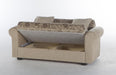 Elita S 3 Seat Sleeper (Yasemin Beige) 1 Piece - Gate FurnitureSleeper Sofa