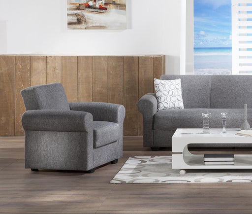 Elita S Armchair (Diego Gray) 2 Pieces - Lara FurnitureLiving Room Chair