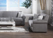 Elita S Love Seat (Diego Gray) 2 Pieces - Gate FurnitureLoveseat