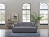 Elita S Love Seat (Koopsi Light Gray) - Gate FurnitureLoveseat