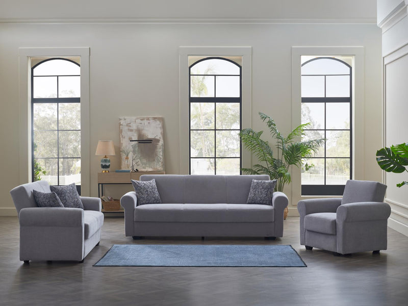 Elita S Sleeper (Koopsi Light Gray) Living Room Set - Lara FurnitureLiving Room Set
