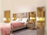 Elite Bedroom (Queen Frame With Headboard & Dresser & 2 Nightstand With Back ) - 120-ELI-SET