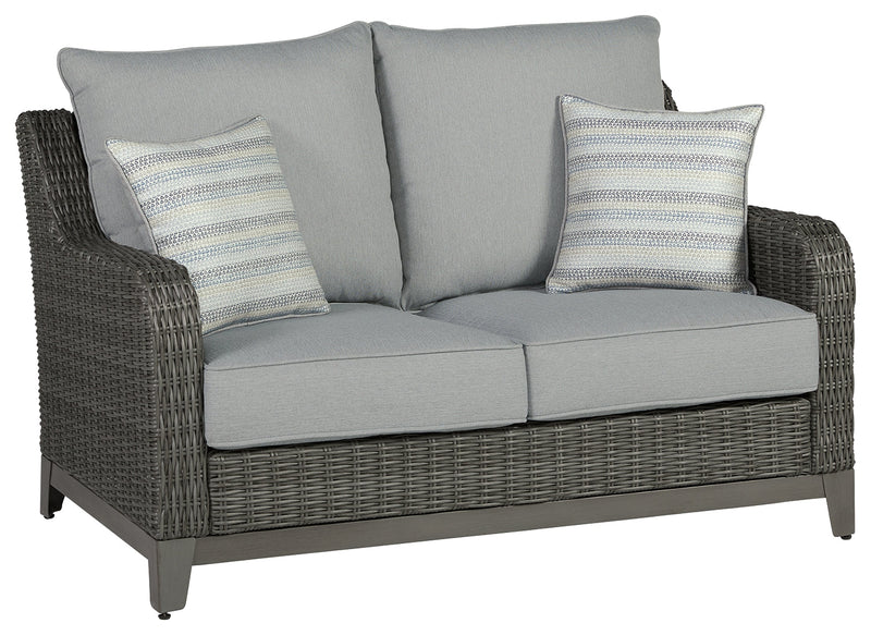Elite Park Outdoor Loveseat with Cushion - P518-835 - Lara Furniture