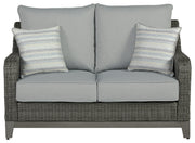 Elite Park Outdoor Loveseat with Cushion - P518-835 - Lara Furniture