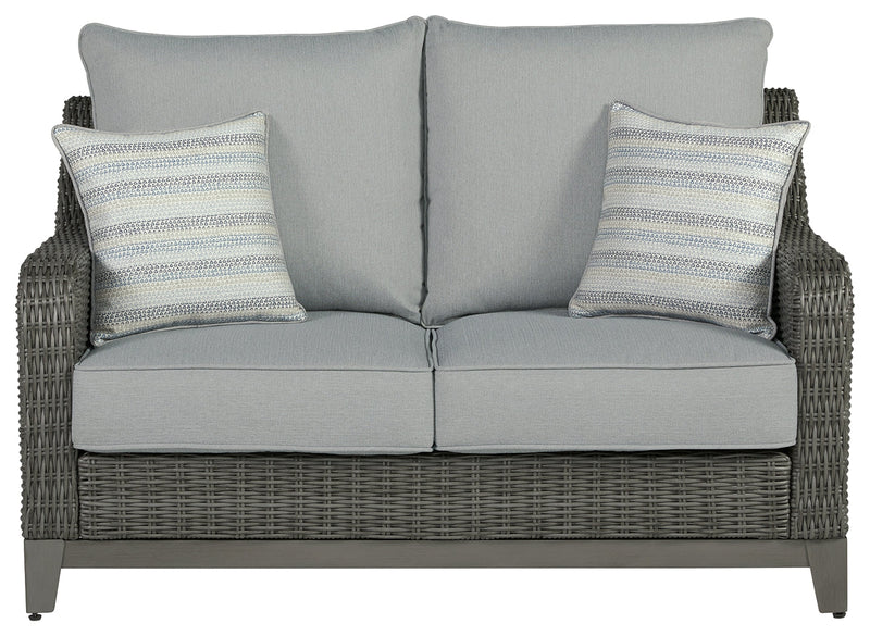 Elite Park Outdoor Loveseat with Cushion - P518-835 - Lara Furniture