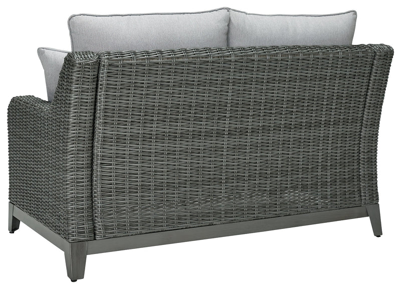 Elite Park Outdoor Loveseat with Cushion - P518-835 - Lara Furniture