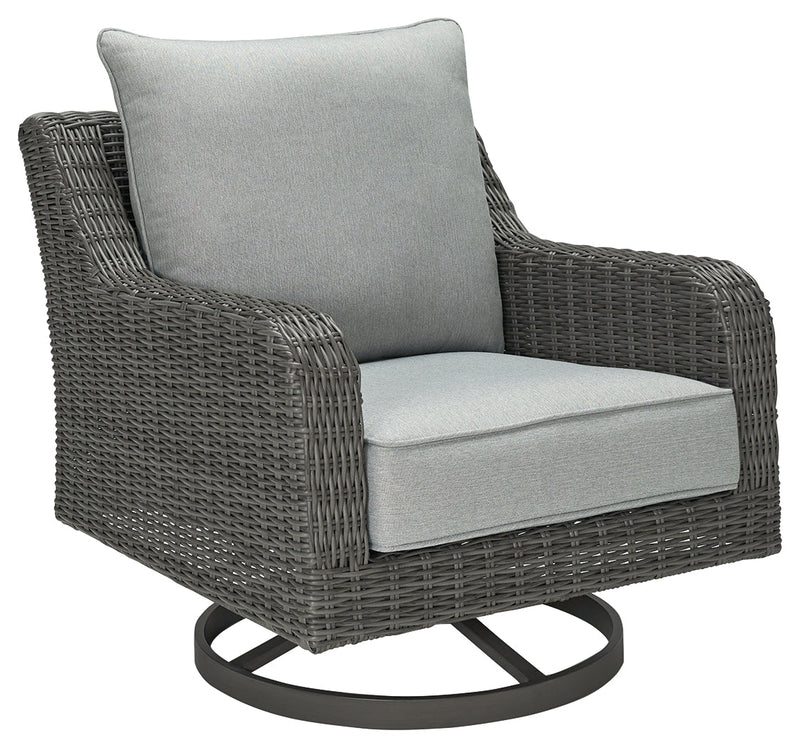 Elite Park Outdoor Swivel Lounge with Cushion - P518-821 - Lara Furniture