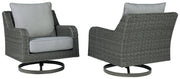 Elite Park Outdoor Swivel Lounge with Cushion - P518-821 - Lara Furniture