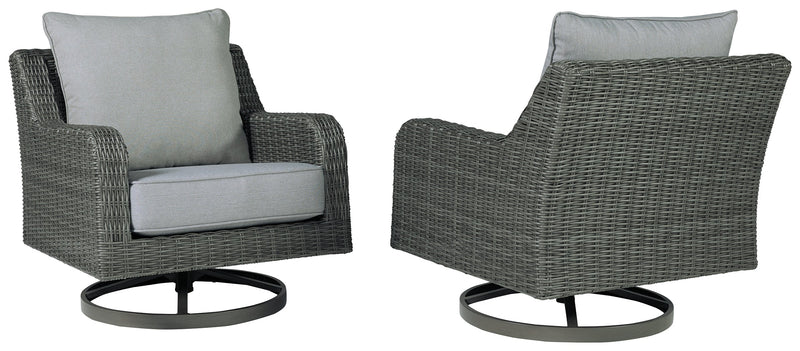 Elite Park Outdoor Swivel Lounge with Cushion - P518-821 - Lara Furniture