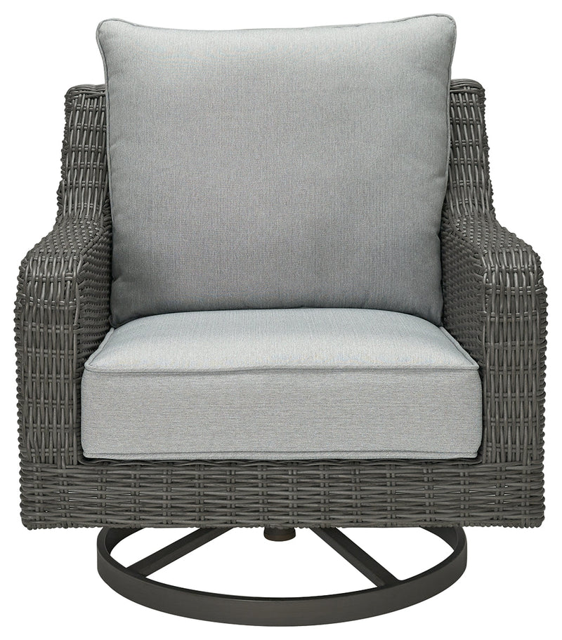 Elite Park Outdoor Swivel Lounge with Cushion - P518-821 - Lara Furniture