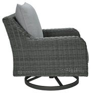 Elite Park Outdoor Swivel Lounge with Cushion - P518-821 - Lara Furniture