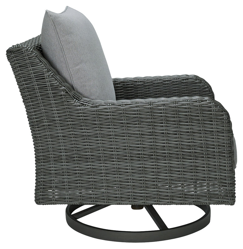Elite Park Outdoor Swivel Lounge with Cushion - P518-821 - Lara Furniture