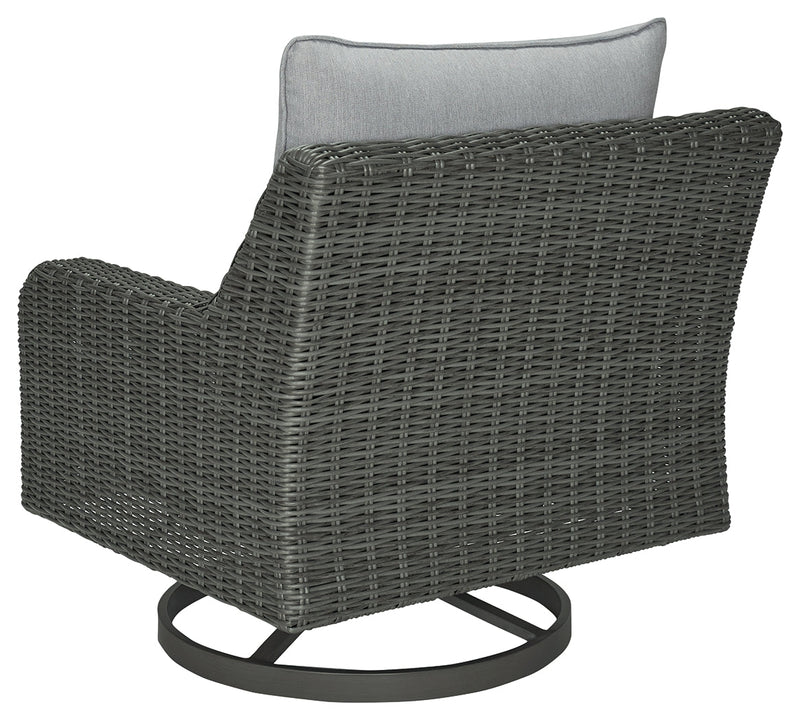 Elite Park Outdoor Swivel Lounge with Cushion - P518-821 - Lara Furniture