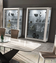 Elite White 2Door China - i38098 - Lara Furniture