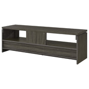 Elkton 2-drawer Engineered Wood 59-inch TV Stand Weathered Grey - 701979