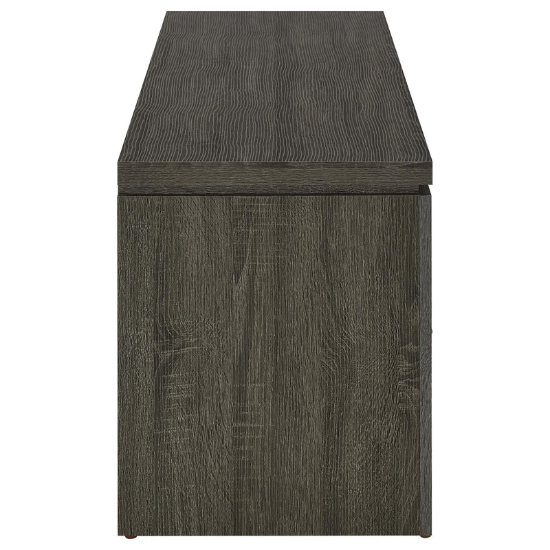 Elkton 2-drawer Engineered Wood 59-inch TV Stand Weathered Grey - 701979