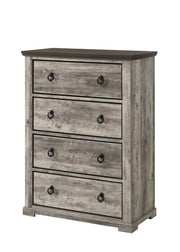 Ella - Mae Rustic Brown Poster Bedroom Set - Lara FurnitureBedroom Set