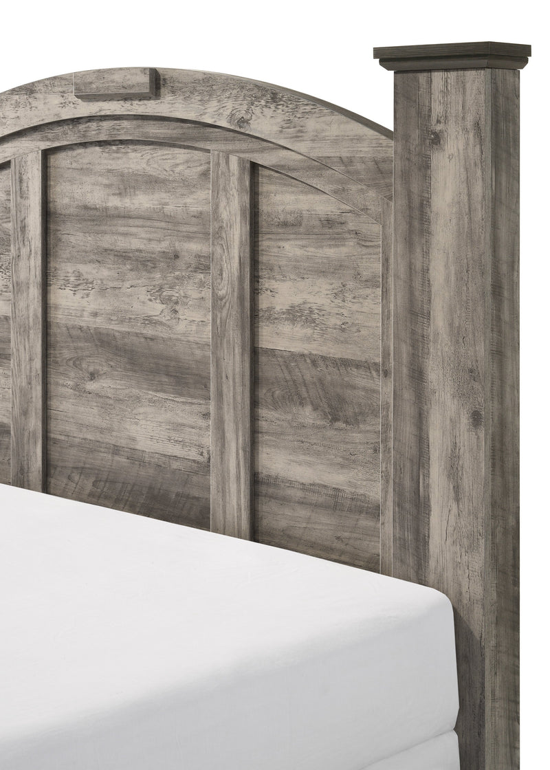 Ella - Mae Rustic Brown Poster Bedroom Set - Lara FurnitureBedroom Set
